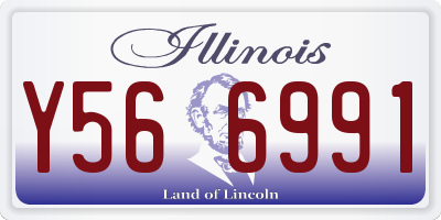 IL license plate Y566991