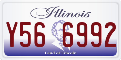 IL license plate Y566992