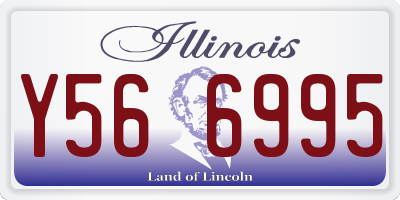 IL license plate Y566995