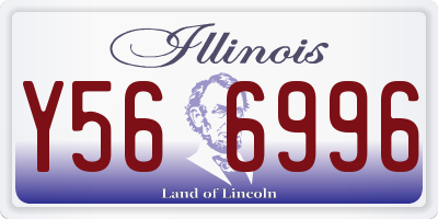 IL license plate Y566996