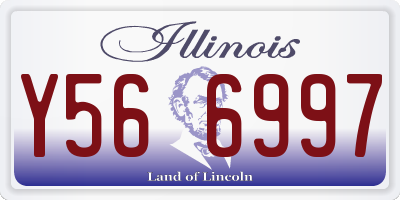 IL license plate Y566997