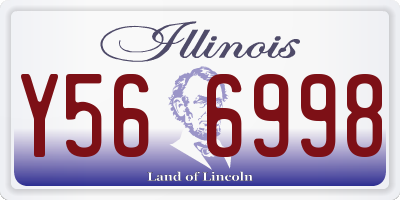 IL license plate Y566998