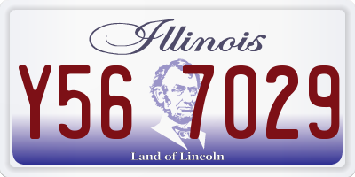 IL license plate Y567029