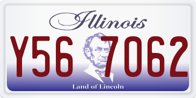IL license plate Y567062