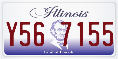 IL license plate Y567155