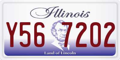 IL license plate Y567202