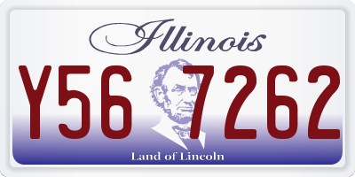IL license plate Y567262