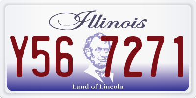 IL license plate Y567271
