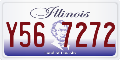 IL license plate Y567272