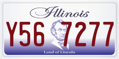 IL license plate Y567277