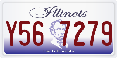 IL license plate Y567279