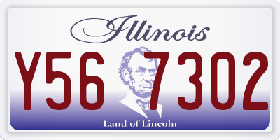 IL license plate Y567302