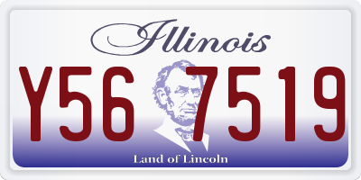 IL license plate Y567519