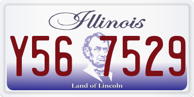 IL license plate Y567529