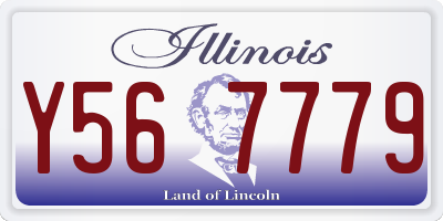 IL license plate Y567779