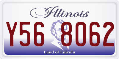 IL license plate Y568062