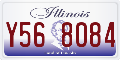 IL license plate Y568084