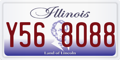 IL license plate Y568088