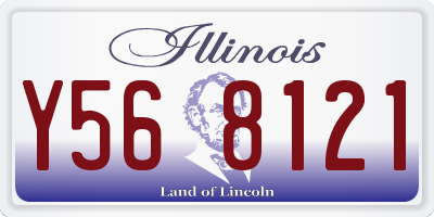 IL license plate Y568121