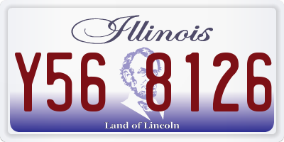 IL license plate Y568126