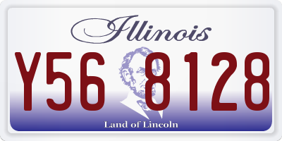 IL license plate Y568128
