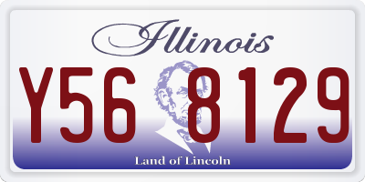 IL license plate Y568129