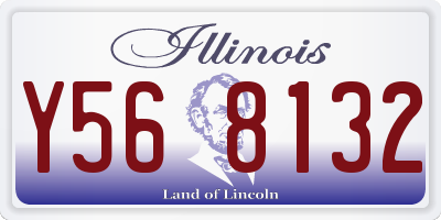 IL license plate Y568132