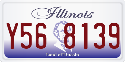IL license plate Y568139