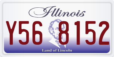 IL license plate Y568152