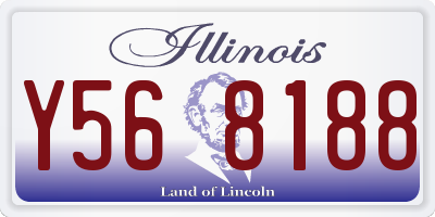 IL license plate Y568188