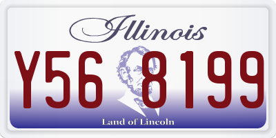 IL license plate Y568199