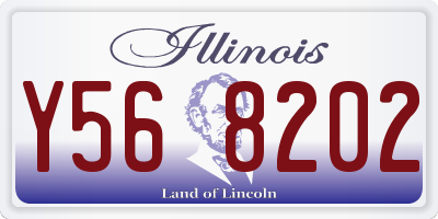 IL license plate Y568202