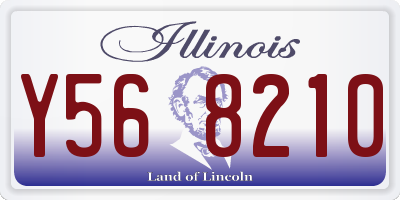 IL license plate Y568210