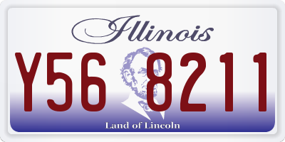 IL license plate Y568211