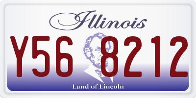 IL license plate Y568212