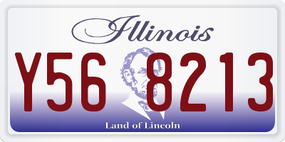 IL license plate Y568213
