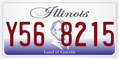 IL license plate Y568215