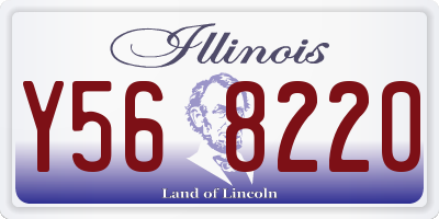 IL license plate Y568220