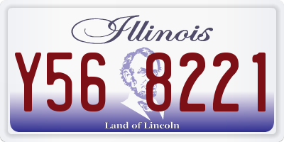 IL license plate Y568221
