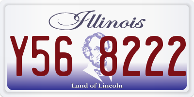 IL license plate Y568222