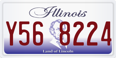 IL license plate Y568224