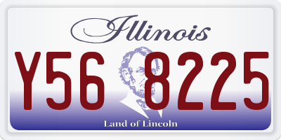 IL license plate Y568225