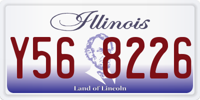 IL license plate Y568226