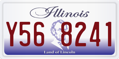 IL license plate Y568241