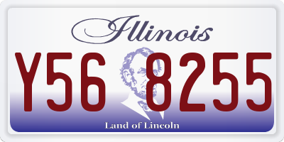 IL license plate Y568255