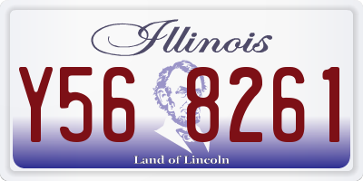 IL license plate Y568261