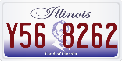 IL license plate Y568262