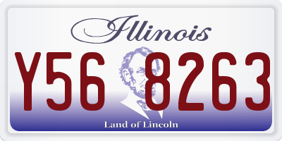 IL license plate Y568263