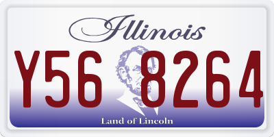 IL license plate Y568264