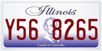IL license plate Y568265